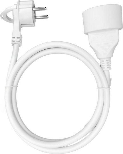 Orno Cablu de prelungire cu role cu lungimea de 5m Diametru 3 x 1.5mm² Albă