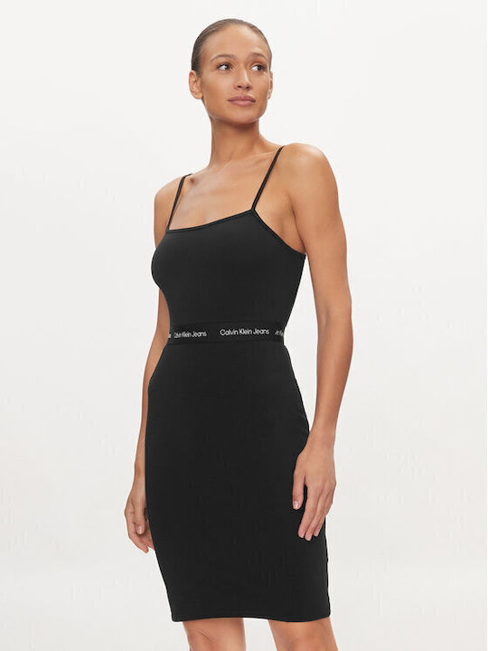 Calvin Klein Sommer Mini Kleid Black