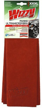 Arexons Cloth Microfiber Cleaning for Interior Plastics - Dashboard Car Red 60x60cm