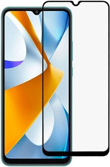 10d Vollkleber Vollflächig gehärtetes Glas Schwarz (Poco M5)