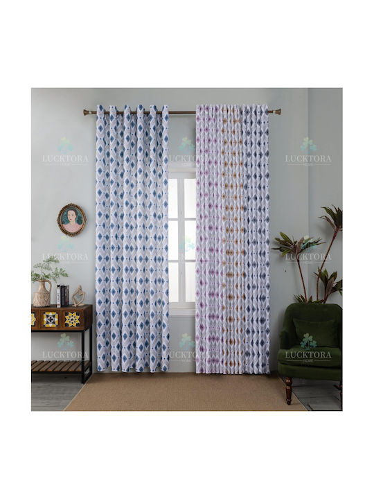 Lucktora Curtain with Grommet Gray 270x280cm