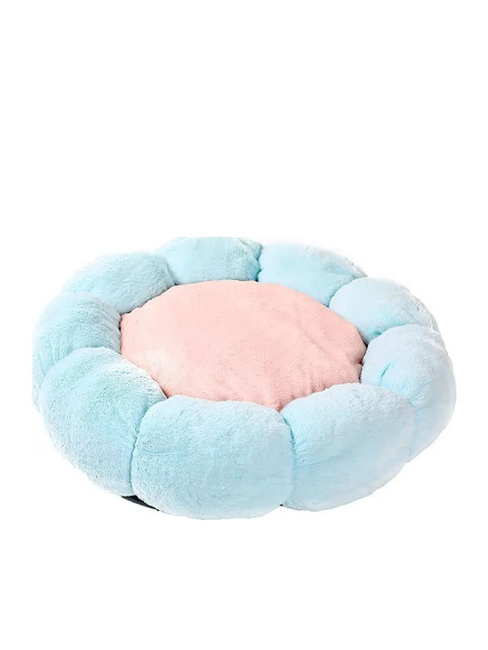 Hundebett Nest Hellblau 70x70cm.
