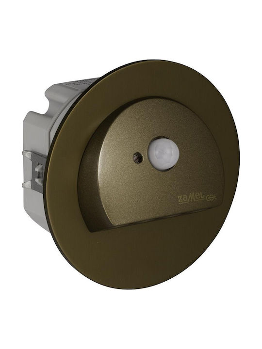 Zamel Einbau Spot mit integriertem LED und Natürliches Weißes Licht Weiß 1Stück