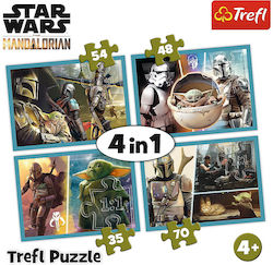 Kids Puzzle 4in1 Mandalorian Trefl