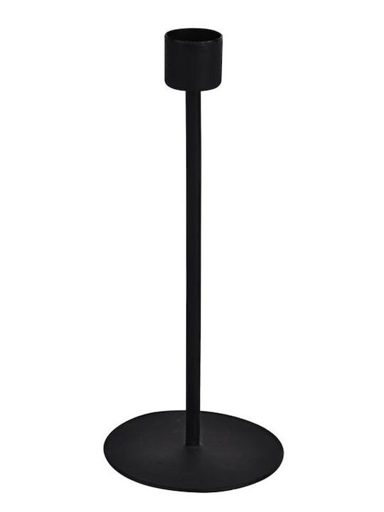 Eglo Candle Holder Metal in Black Color 7.5x24x24cm 1pcs