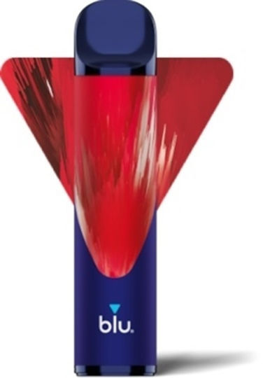 MyBlu Bar Disposable Electronic Cigarette 600 Puffs Strawberry Ice without Nicotine 2ml Blue 1pcs