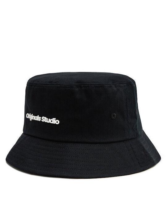Jack & Jones Υφασμάτινo Ανδρικό Καπέλο Στυλ Bucket Μαύρο