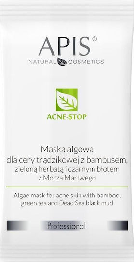Apis Natural Cosmetics Acne Stop Gesichtsmaske für das Gesicht für Reinigung 1Stück 20gr