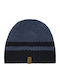 Beanie Unisex Σκούφος Πλεκτός σε Navy Μπλε χρώμα