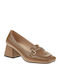 Pumps mit mittelhohem Absatz Tabac Braun