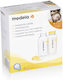 Medela Plastic Baby Bottle Anti-Colic with Silicone Nipple Transparent 250ml 2pcs