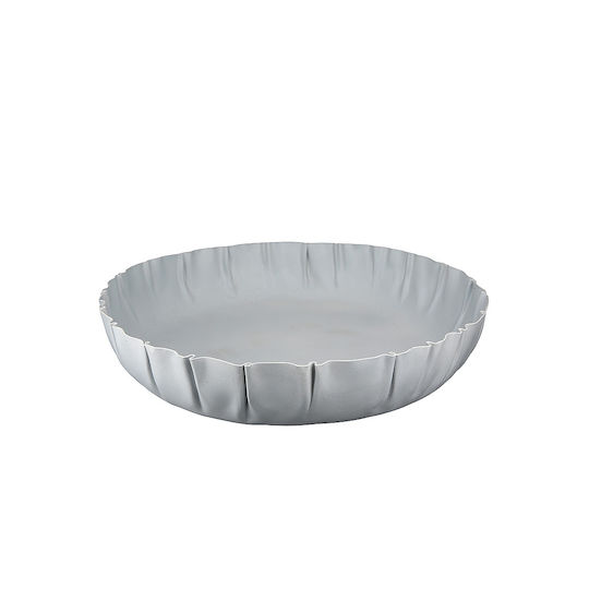 ArteLibre Bol Decorativ Metalic Alb 1buc