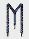 Mayoral Kids Suspenders with 3 Clips Blue