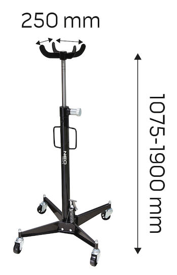 Neo Tools Transmission Jack with Lifting Capacity up to 190cm and Weight Capacity up to 500 Kilograms