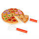 Ecotoys Pizza For Cutting από Ξύλο 27τμχ