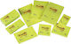 Post-it Hârtii de Notițe în Cub Galbene 3.8x5.1buc Set 3buc Notes