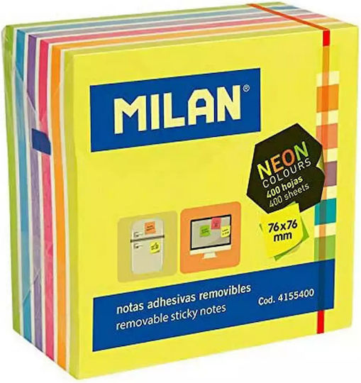Milan Χαρτάκια Σημειώσεων σε Κύβο Κίτρινα 7.6x7.6εκ.