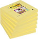 Post-it Post-it Memo Pads in Cube Yellow 7.6x7.6cm Notes