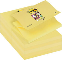 Post-it Stickers Memo Pads in Cube Yellow 7.6x12.7cm