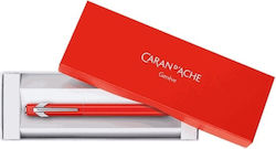 Caran D'ache Writing Pen Medium Red with Red Ink