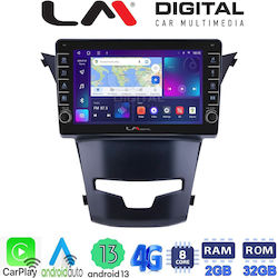 LM Digital Car Audio System for Daewoo Korando Ssangyong Korando 2014> (Bluetooth/USB/WiFi/GPS/Android-Auto)