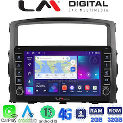 LM Digital Car-Audiosystem für Mitsubishi Pajero 2006>2014 (Bluetooth/USB/WiFi/GPS/Android-Auto)