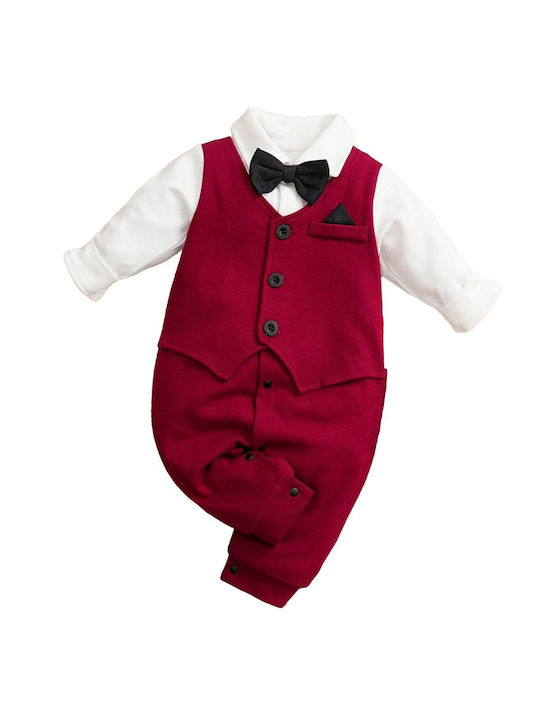 TakTakBaby Baby Bodysuit Set RED