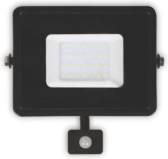 Lumax Proiector LED Etanș 30W Alb Cald 3000K cu Senzor de Mișcare IP44