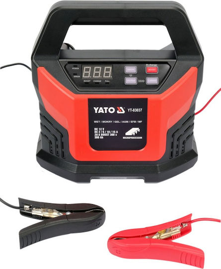 Yato Зарядно за автомобилна батерия 12V