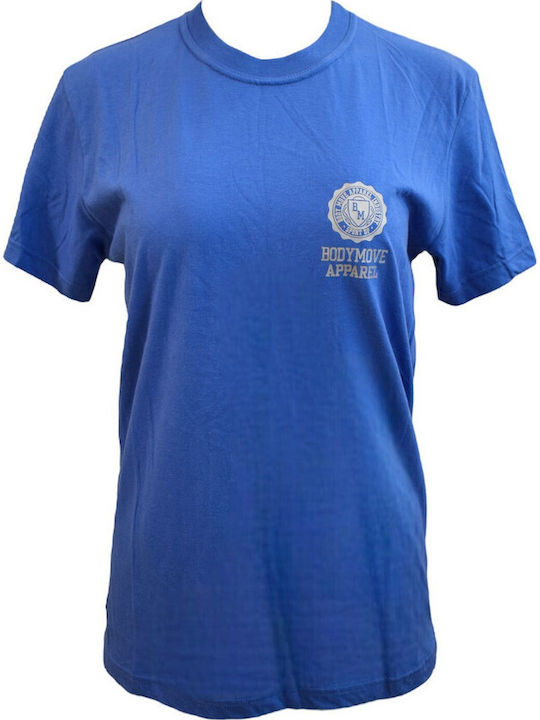 Bodymove Αθλητικό T-shirt Σιέλ