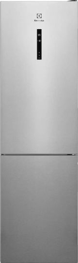 Electrolux Fridge-Freezer 367lt NoFrost H201xW59.5xD65cm Inox LNT7ME36X3