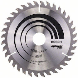 Bosch 2608640609 Cutting Disc Wood Hole Diameter 180mm 1pcs