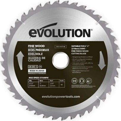 Evolution Диск за рязане с 40 Зъба
