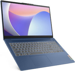 Lenovo IdeaPad Slim 3 15IRU8 15.6" IPS FHD (i3-1315U/8GB/256GB SSD/W11 Acasă) Abis albastru