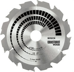 Bosch 2608641774 Cutting Disc Wood with 20 Teeth 1pcs