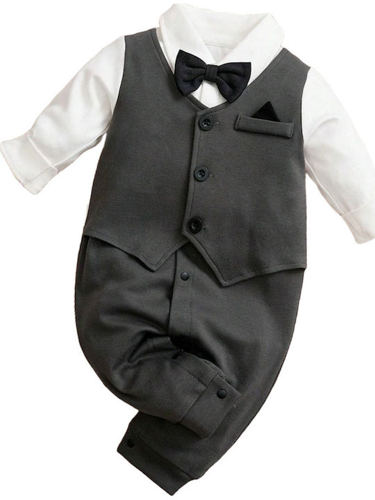 TakTakBaby Gray Baby Bodysuit