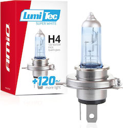 AMiO Lamps Car & Motorcycle Lumitec H4 Halogen White 12V 60W 1pcs