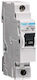 Hager Automatic Circuit Breaker 6A Single-pole AC MBN106E