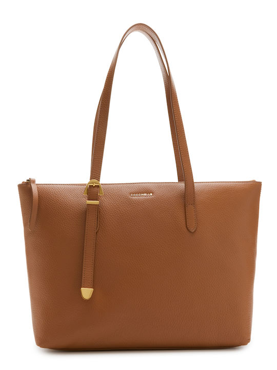Coccinelle Gleen Women's Bag Shopper Shoulder Brown