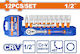 Wadfow Ratschen- & Steckschlüssel-Sets 1\2" 12Stück