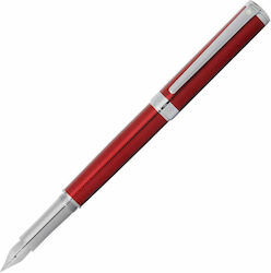 Sheaffer Füllfederhalter Mittel 0.8mm Rote mit Blauer Tintenfarbe Sheaffer Füllfederhalter Mittel 0.8mm Rote mit Blauer Tintenfarbe