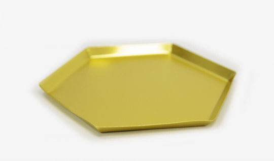 Faitakis Pack F0621414-3976 Gold Metallisch Dekorative Tabletts