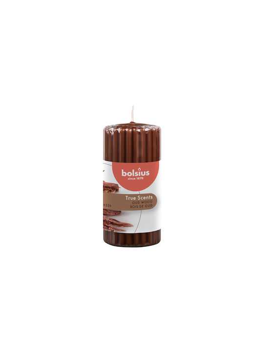 Bolsius Scented Candle Brown 6x12cm 1pcs