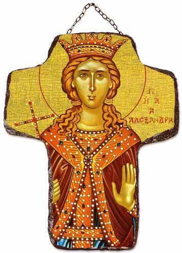 Polyart Εικόνα Свети Александър Керамично 17x21см.
