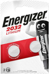 Energizer Uhrenbatterien Lithium CR2032 3V 2 Stück