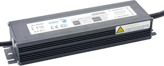 Adler Τροφοδοτικό LED Στεγανό IP67 Ισχύος 150W με Τάση Εξόδου 12V