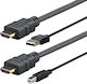 Vivolink Cable HDMI male - HDMI male / USB-A male 3m Μαύρο