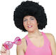 Afro Perucă de Carnaval Afro neagra