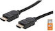 Manhattan Cable HDMI male - HDMI male 3m Μαύρο