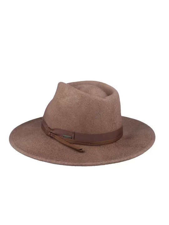 Brixton Wool Women's Hat Brim Brown